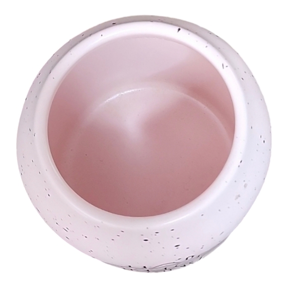 NEW Rae Dunn HOP INTO SPRING  Speckled Pink Canister/Cookie Jar - Picture 3 of 4